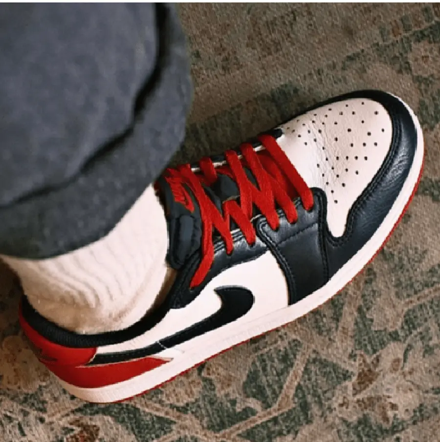 Giày Nike Air Jordan 1 Retro Low OG ‘Black Toe 2023’ CZ0858-106 - Ảnh 4