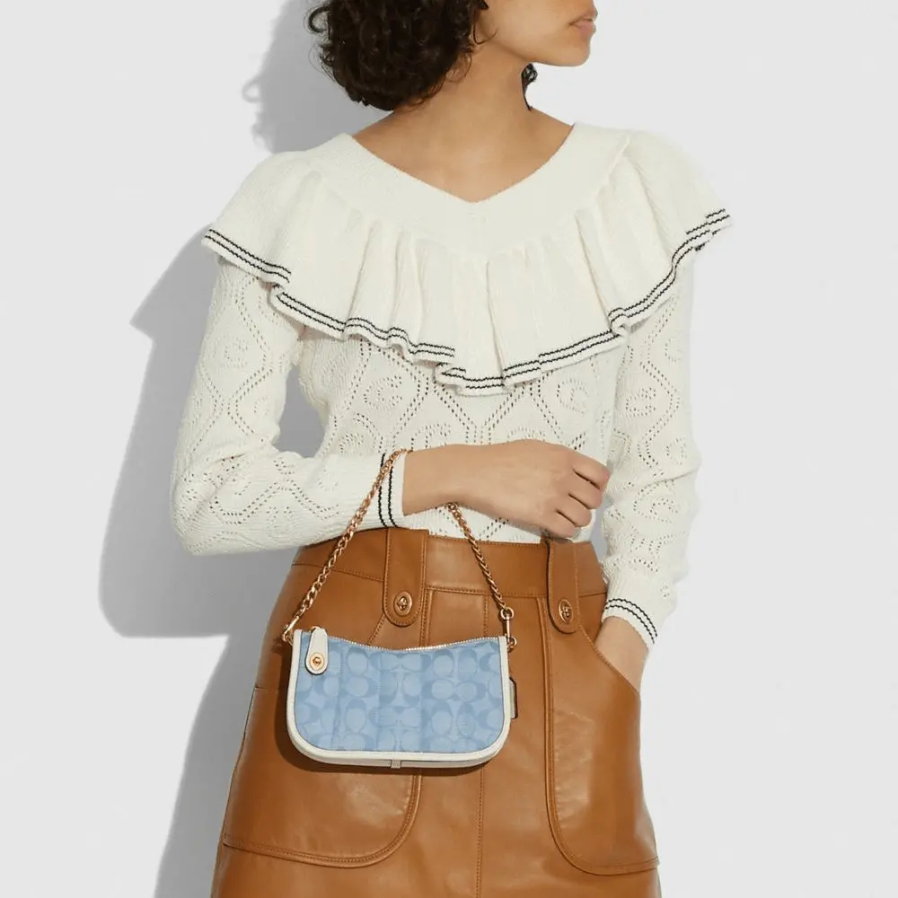 Alternative view of Túi Coach Swinger 20 In Signature Chambray With Quilting C5016 B4SUX