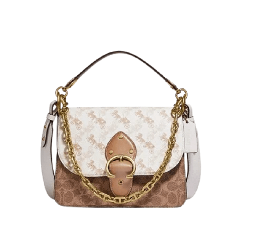 Túi Coach Beat Shoulder Bag With Horse And Carriage Print C5061 B4SN6