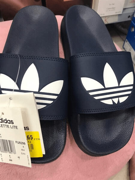 Dép Adidas Adilette Lite Slides Trefoil Logo Collegiate Navy FU8299 - Ảnh 4