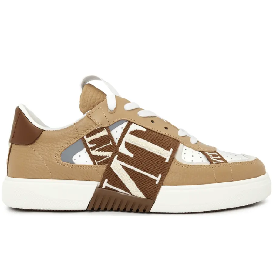 Giày Valentino Logo Band 'Brown' S0C58CSP-74K