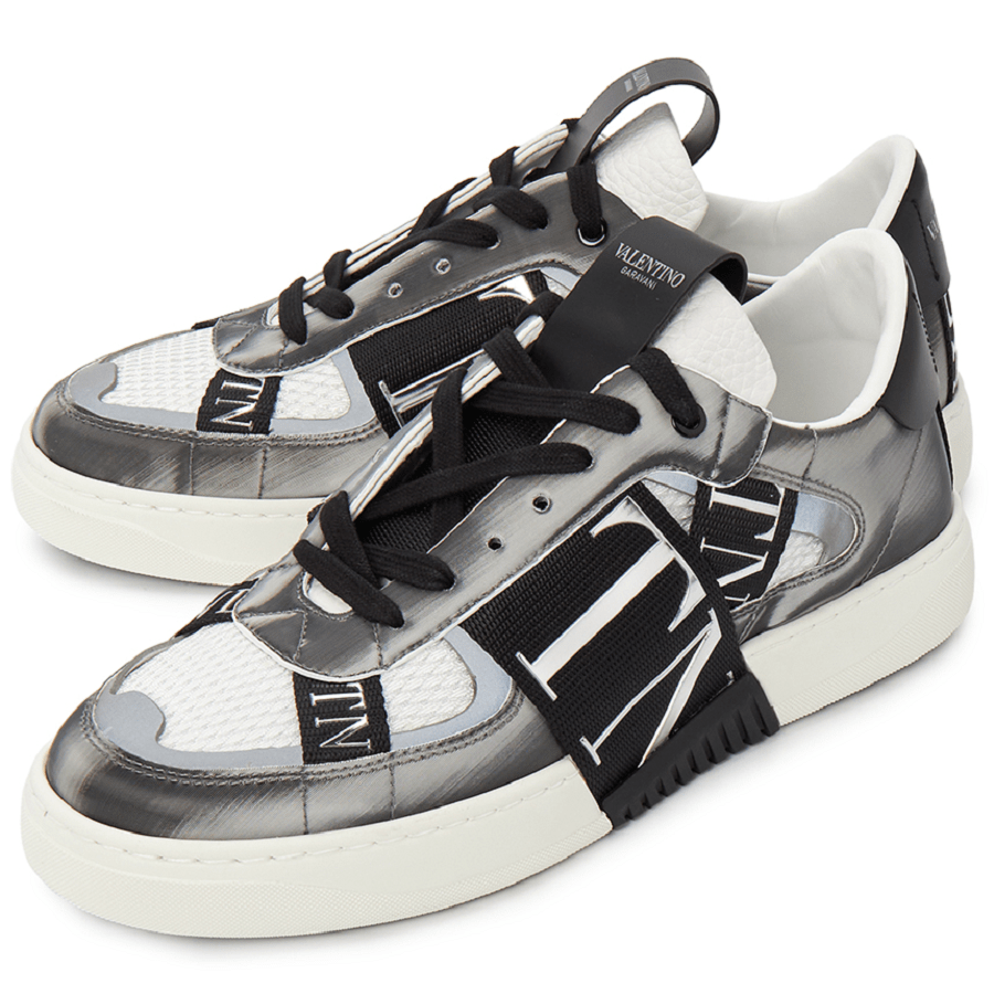 Giày Valentino Logo Band 'Black' S0C58GDR-NUD - Ảnh 2