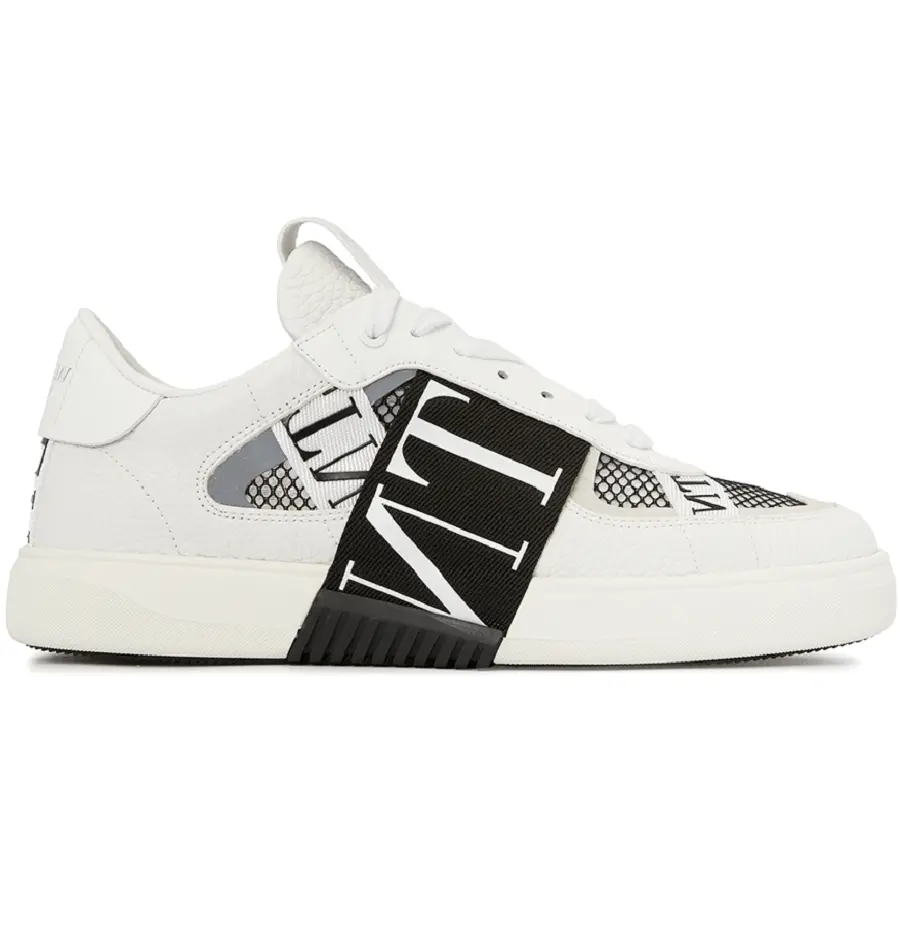 Giày Valentino Logo Band 'White' S0C58SWF-Q1X