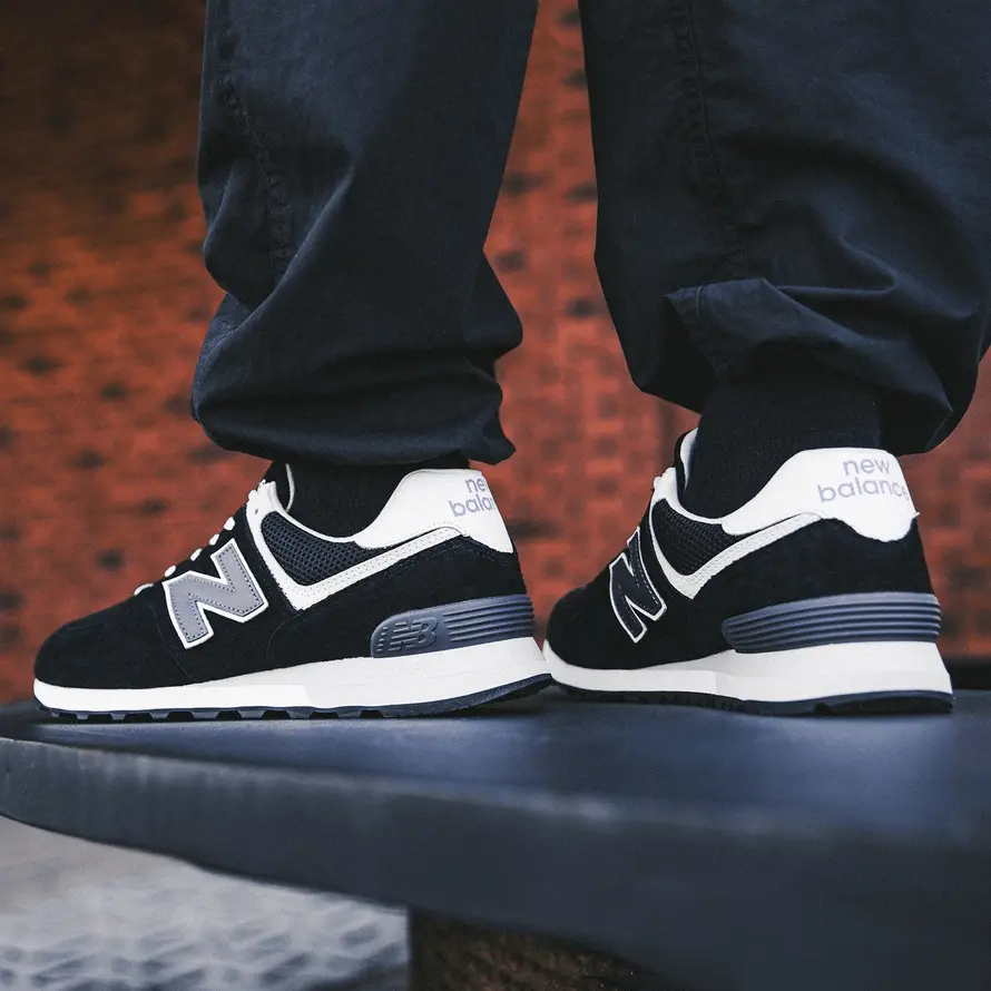 Giày New Balance 574 'Black' U574BK2 - Ảnh 3