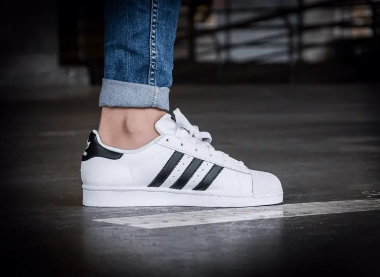 Giày Adidas Superstar J 'White Core Black' C77154 - Ảnh 5