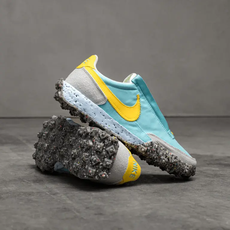 Giày Nike Waffle Racer Crater 'Bleached Aqua' CT1983-400 - Ảnh 4