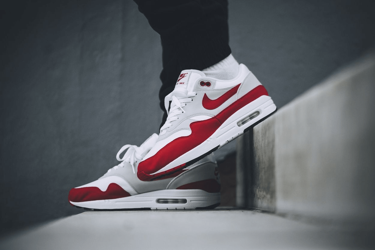 Giày Nike Air Max 1 Anniversary Red 908375-103 - Ảnh 5