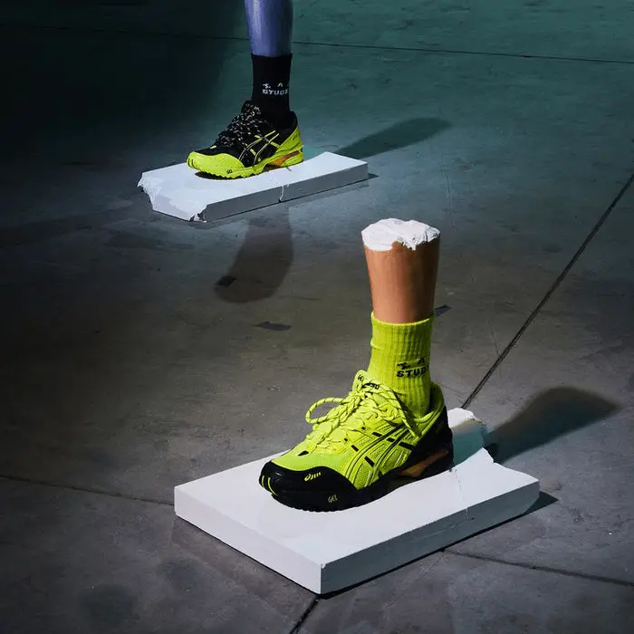 Giày Asics IAB Studio x Gel 1090 Lime Zest 1203A080 300 - Ảnh 4