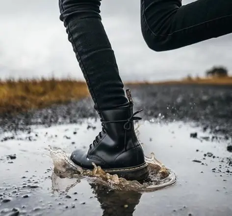 Giày Dr. Martens 1460 8 Eye Navy Smooth Boots 11822411 - Ảnh 4