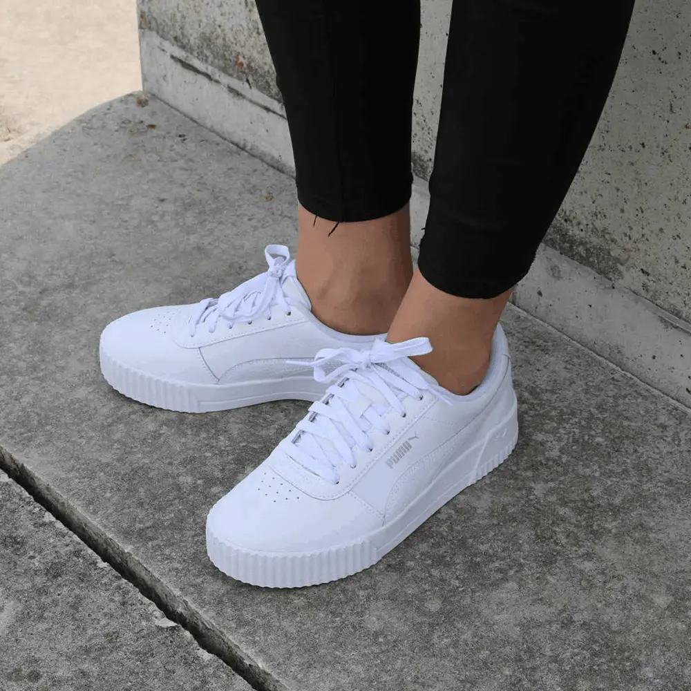 Alternative view of Giày Puma Carina 'Triple White' 370325-02