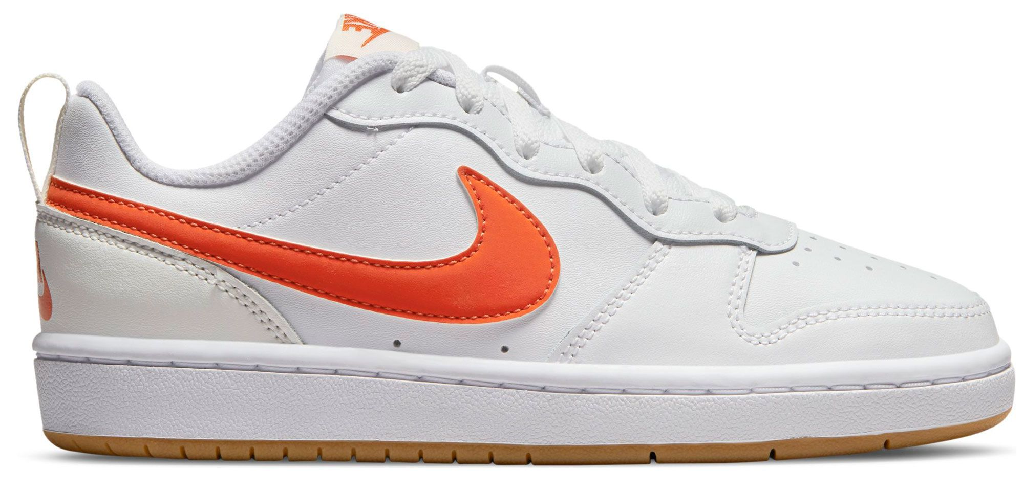 Giày Nike Court Borough Low 2 GS 'White Orange' BQ5448-114