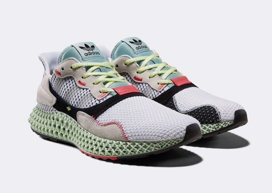 Giày Adidas ZX 4000 Futurecraft 4D 'Grey' B42203 - Ảnh 2