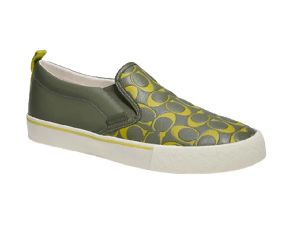 Giày Coach Slip On Skate 'Army Green' CA283 - Ảnh 5