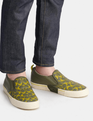 Alternative view of Giày Coach Slip On Skate 'Army Green' CA283