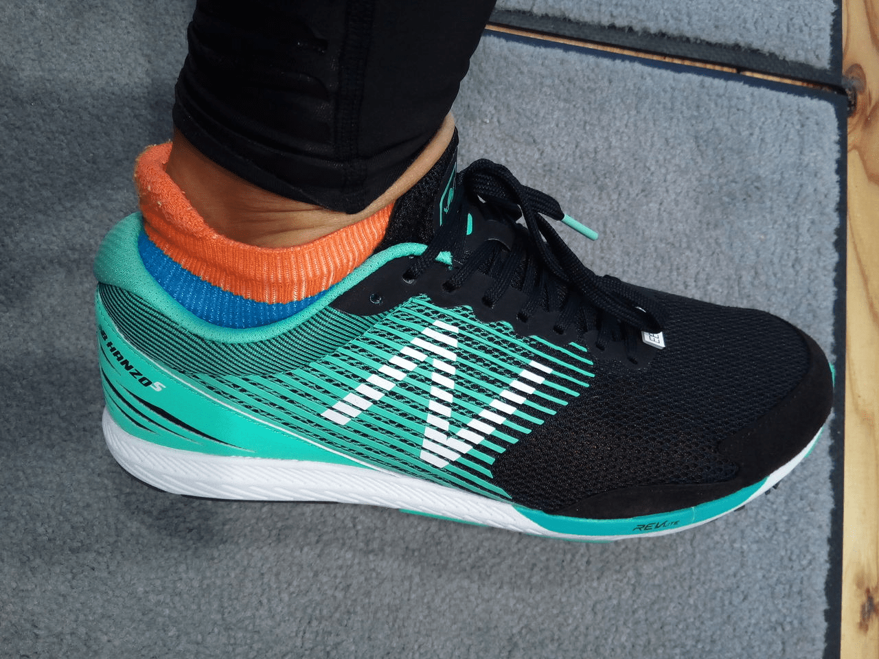 Giày (WMNS) New Balance Mimura x Hanzo S D 'Black Green' WHANZSE2 - Ảnh 2