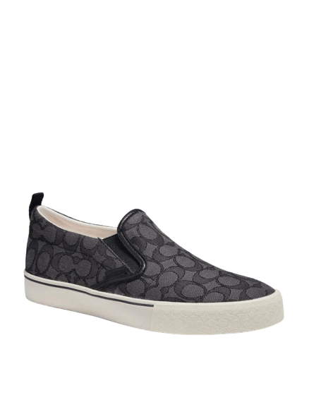 Giày Coach Skate Slip On 'Charcoal And Black' CA909 - Ảnh 4
