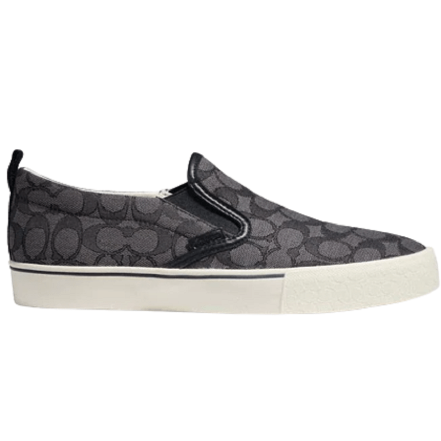 Giày Coach Skate Slip On 'Charcoal And Black' CA909