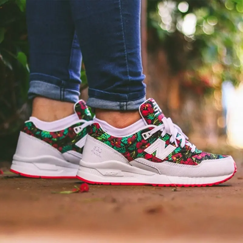 Giày New Balance Wmns 530 'White Floral' W530TCA - Ảnh 5