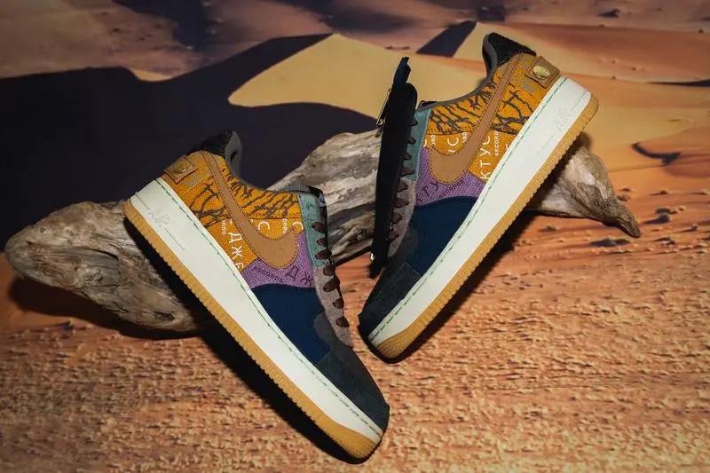 Giày Travis Scott Nike Air Force 1 Cactus Jack CN2405-900 - Ảnh 8