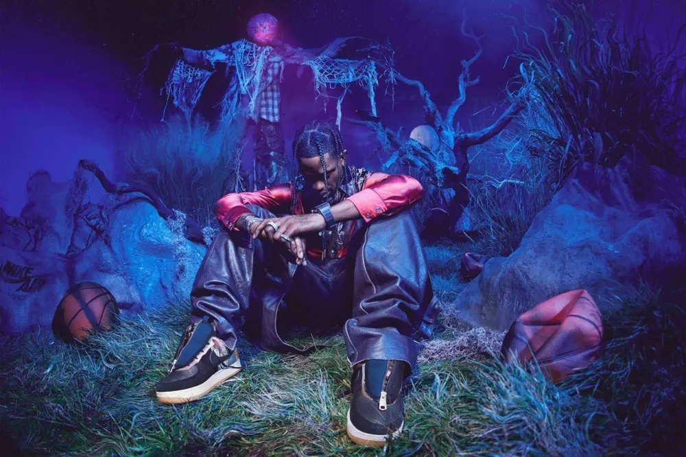 Giày Travis Scott Nike Air Force 1 Cactus Jack CN2405-900 - Ảnh 4