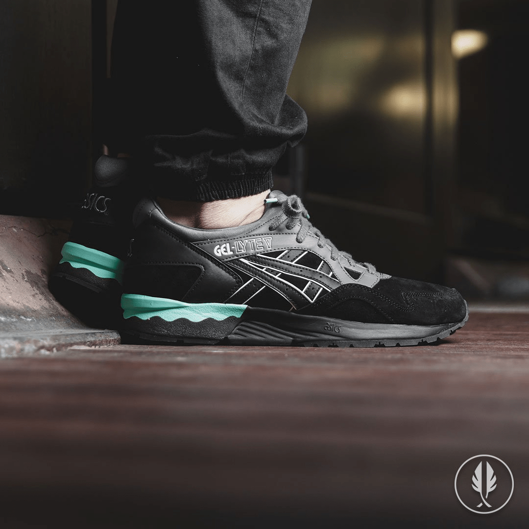 Giày Asics Gel Lyte 5 Casual Lux Pack 'Black' H6D4L-9090 - Ảnh 7
