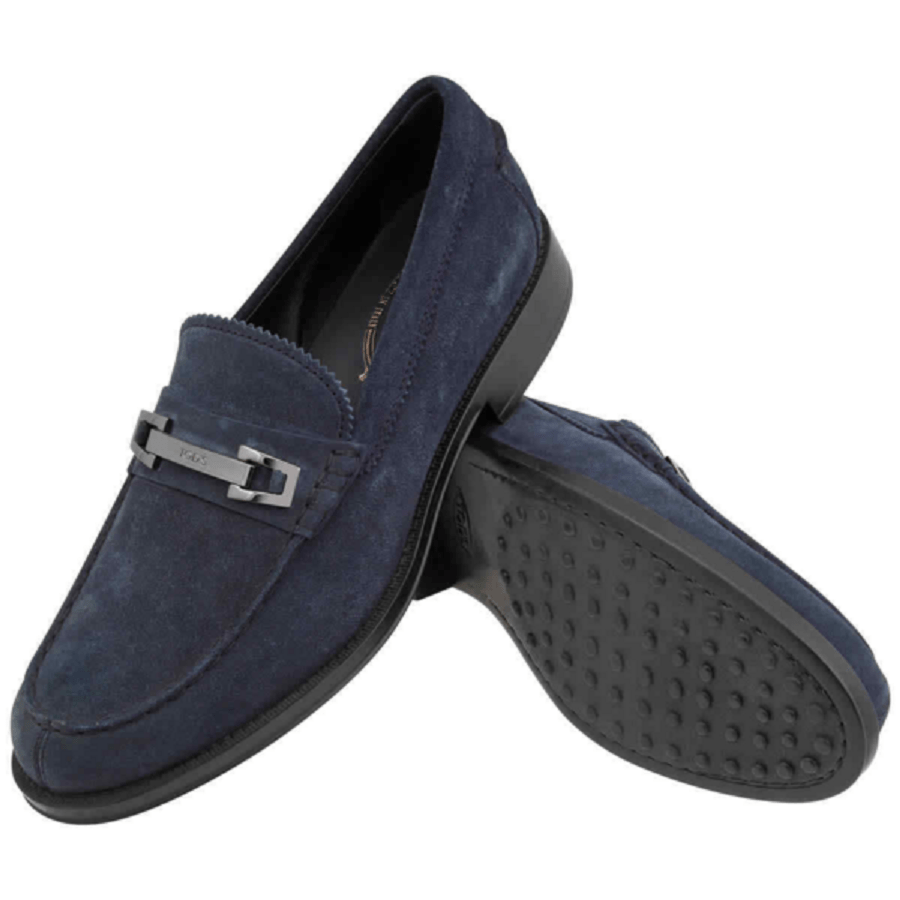 GIày Tod’s Men’s Navy Suede Loafer ‘Blue’ XXM0UD0N650RE0U80562 - Ảnh 3