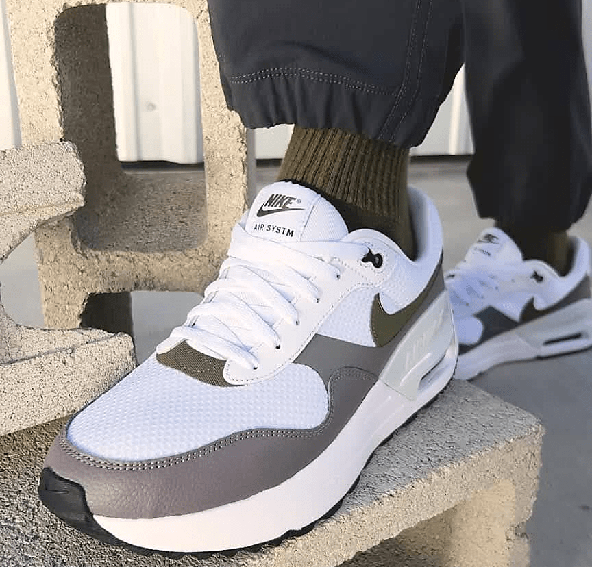 Giày Nike Air Max SYSTM 'White Medium Olive' DV7587-100 - Ảnh 3