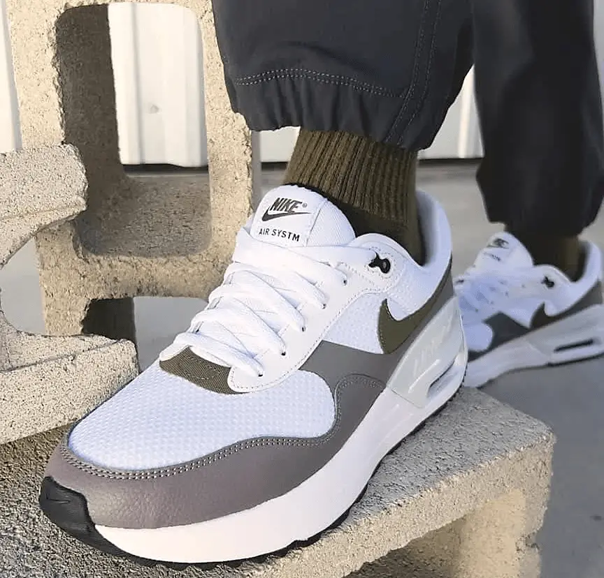 Giày Nike Air Max SYSTM 'White Medium Olive' DV7587-100 - Ảnh 3