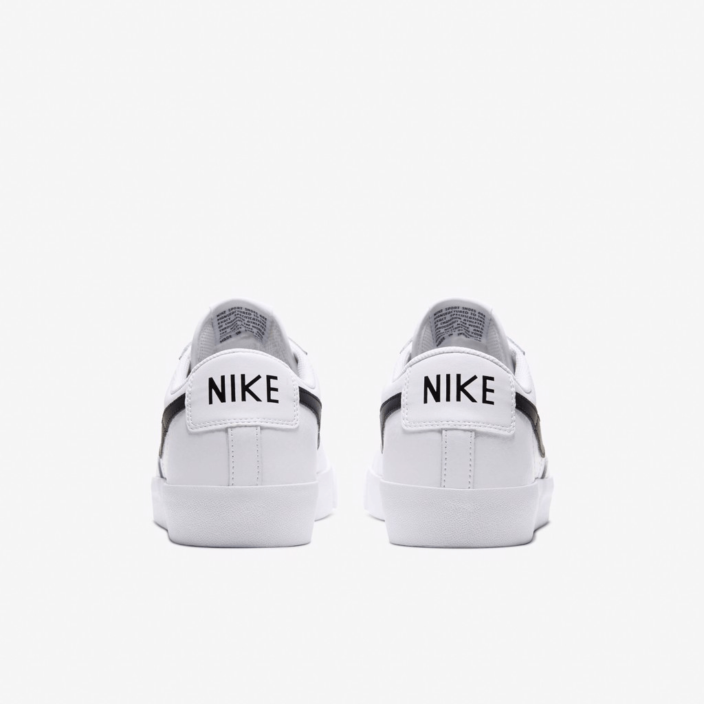 Giày Nike Blazer Low Leather 'Black Swoosh' CZ1089-100 - Ảnh 4