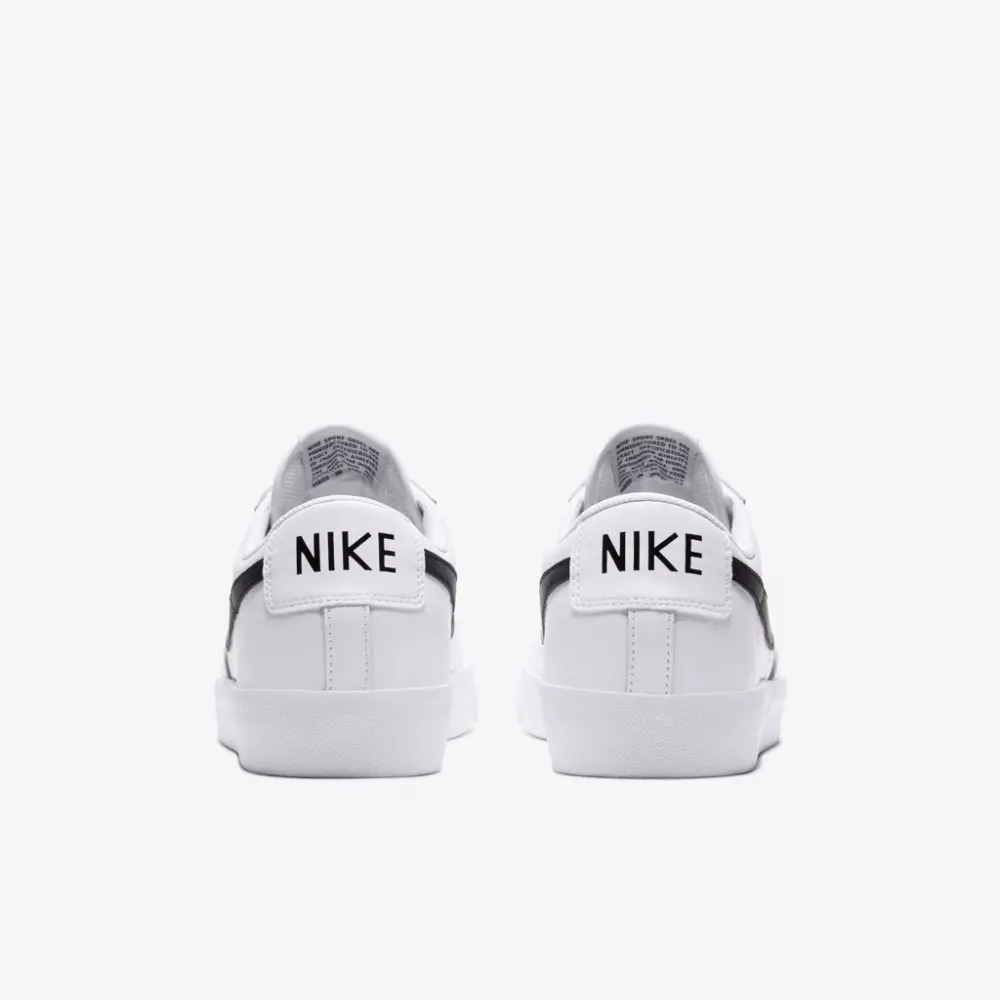 Giày Nike Blazer Low Leather 'Black Swoosh' CZ1089-100 - Ảnh 4