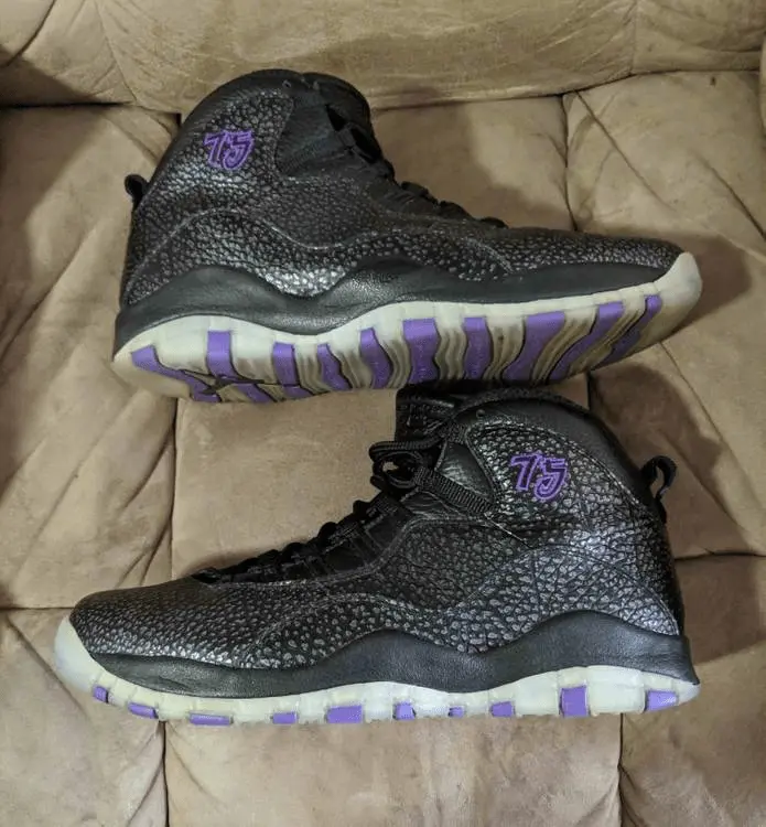Alternative view of Giày Nike Air Jordan 10 Retro 'Paris' 310805-018