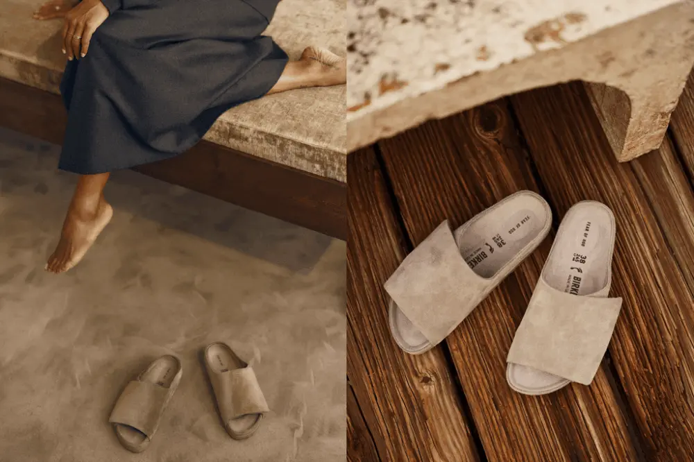 Alternative view of Dép Birkenstock Los Feliz Suede 'Fear Of God Taupe' 03452-TAU