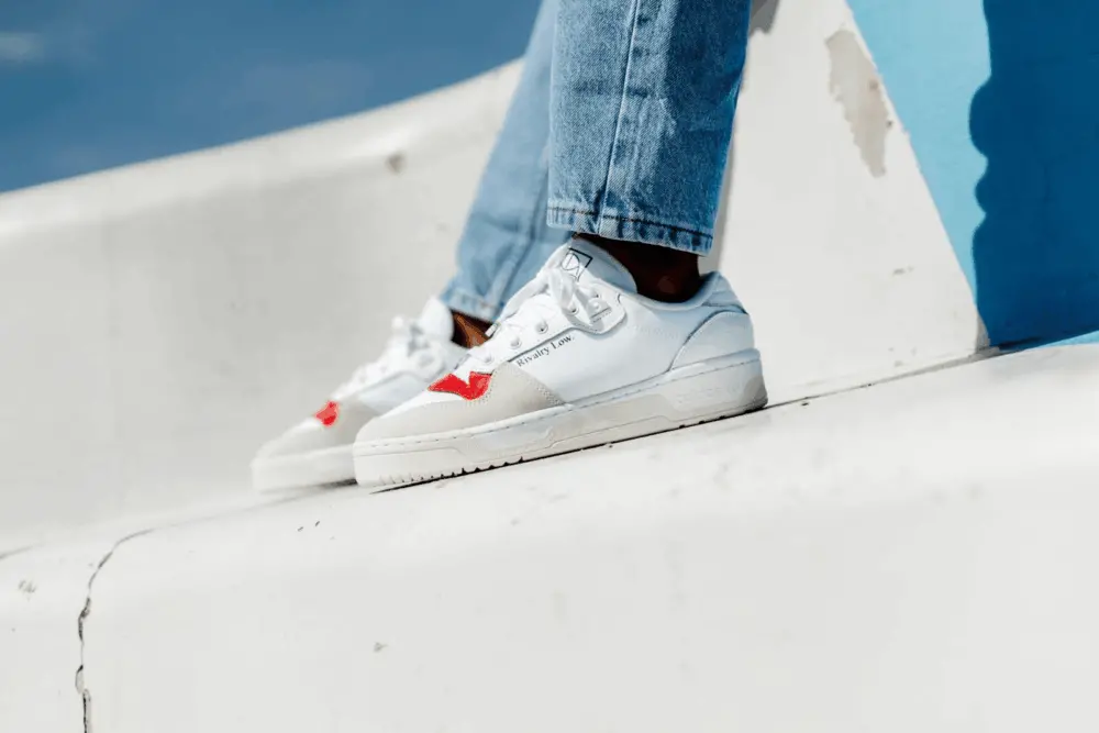Giày Adidas Rivalry Low 'White Glory Red' EF6418 - Ảnh 4