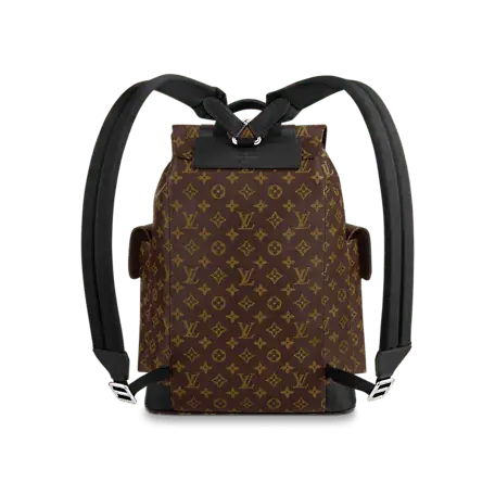 Balo Louis Vuitton Christopher Backpack Monogram Macassar M43735 - Ảnh 4