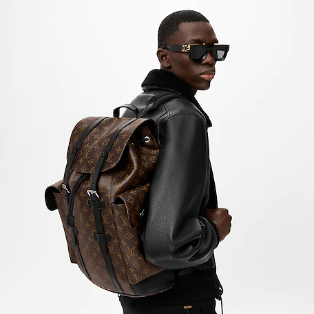 Balo Louis Vuitton Christopher Backpack Monogram Macassar M43735 - Ảnh 5