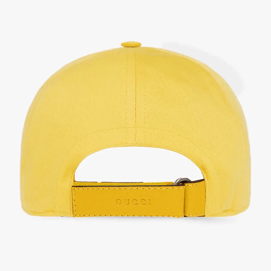 Mũ Gucci Logo Embellished 'Yellow' 703207-4HAPQ-7175 - Ảnh 4