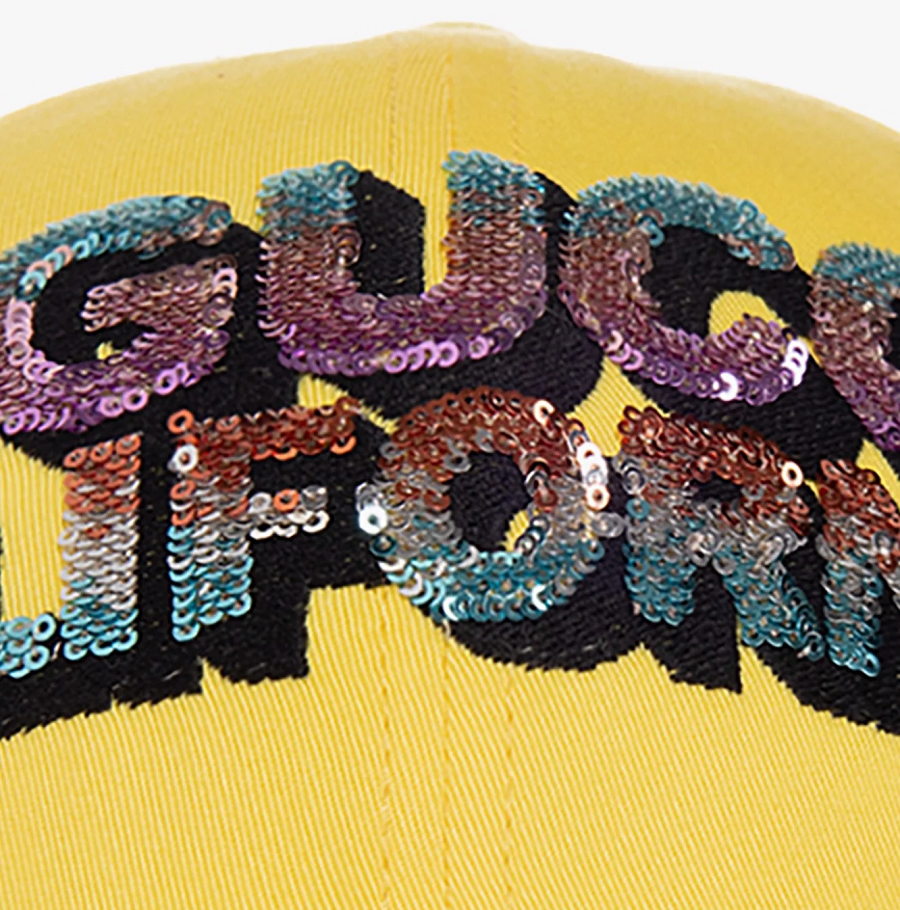 Mũ Gucci Logo Embellished 'Yellow' 703207-4HAPQ-7175 - Ảnh 3