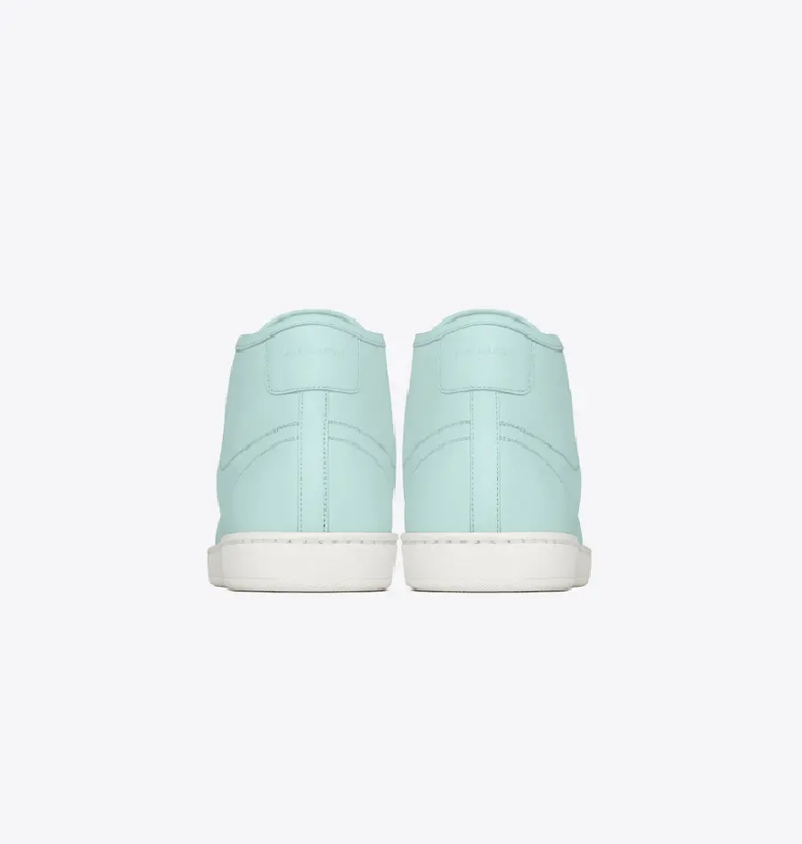 Giày Saint Laurent Court Classic SL39 Mid-Top Sneakers 'Mint' 652773AAAIF4803 - Ảnh 3