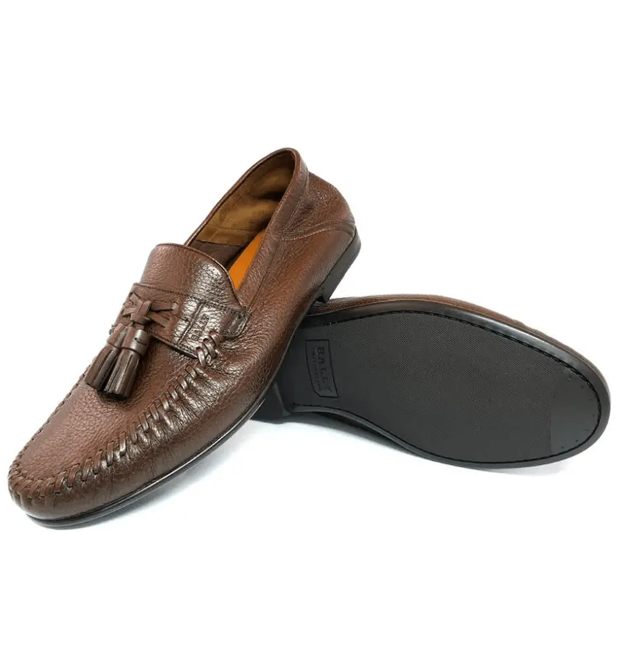 Alternative view of Giày Bally Crowe Coconut Leather Tassel Loafers 6220964