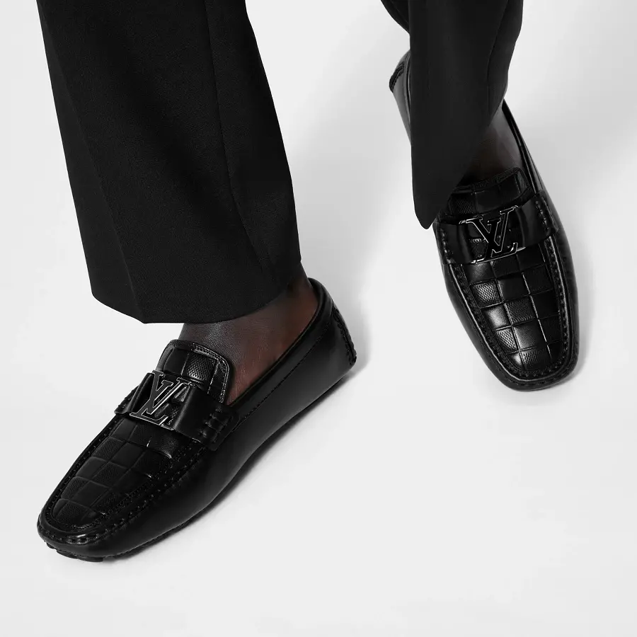 Alternative view of Giày Louis Vuitton Monte Carlo Moccasin 'Black' 1ABFVU