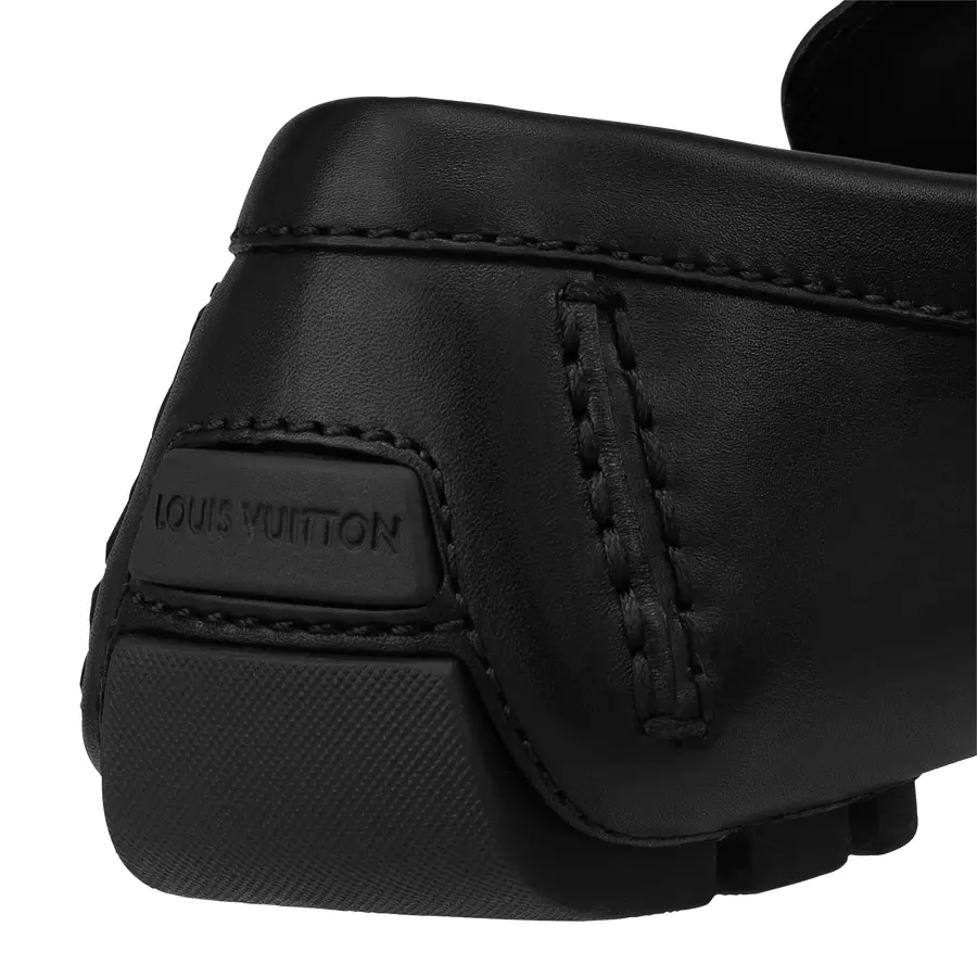 Giày Louis Vuitton Monte Carlo Moccasin 'Black' 1ABFVU - Ảnh 4