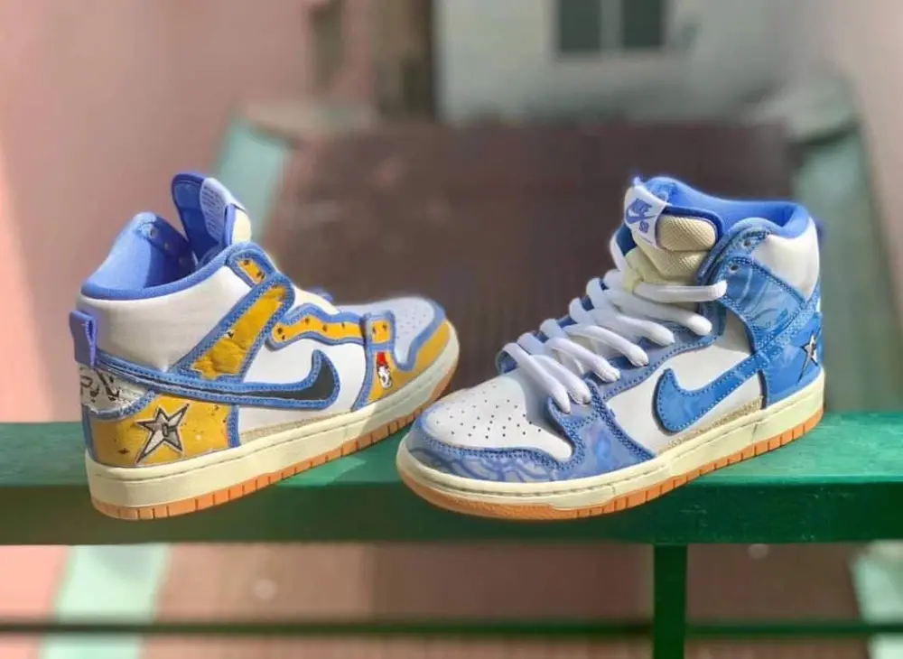 Giày Nike Carpet Company x Dunk High SB CV1677-100 - Ảnh 5