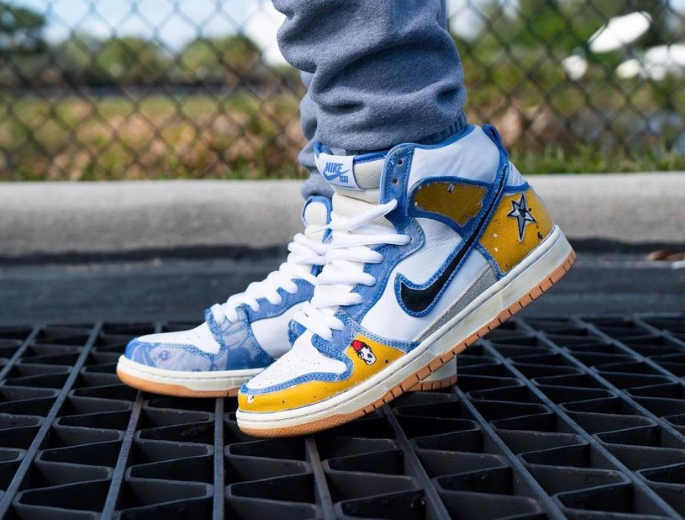 Giày Nike Carpet Company x Dunk High SB CV1677-100 - Ảnh 3