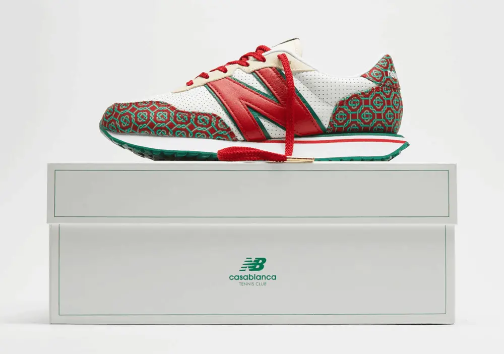 Giày New Balance Casablanca x 237 'Red Monogoram' MS237CBB - Ảnh 7