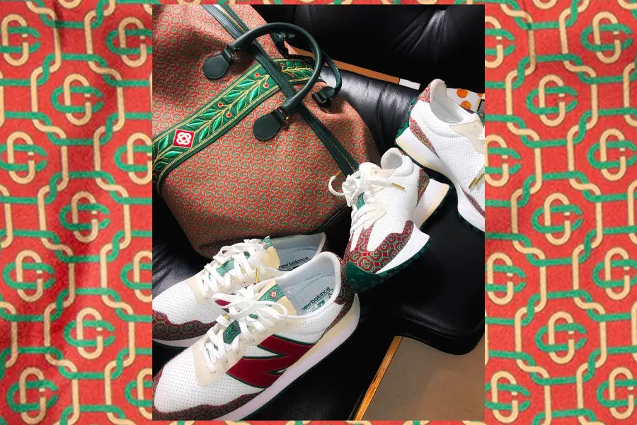 Giày New Balance Casablanca x 237 'Red Monogoram' MS237CBB - Ảnh 8