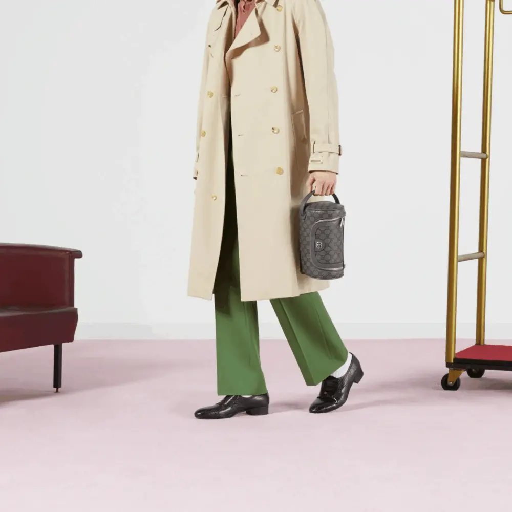 Túi Gucci Ophidia Toiletry Case 'Grey' 739670-UULBN-1244 - Ảnh 7