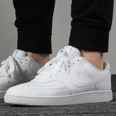 Giày Nike Court Vision Low Triple White CD5463-100 - Ảnh 4