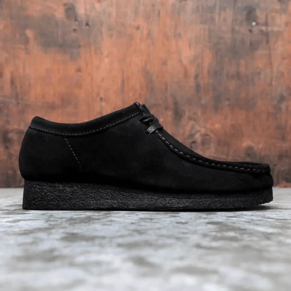 Giày Clarks Wallabee 'Black Suede' 261-55522 - Ảnh 3