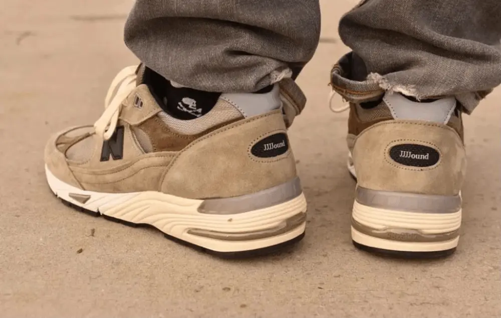 Giày New Balance JJJJound x 991 Made in England 'Grey' W991JJA - Ảnh 3