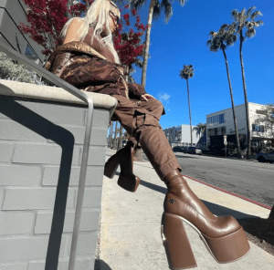 Alternative view of Giày Naked Wolfe Boost SPICE STRETCH 'BROWN'